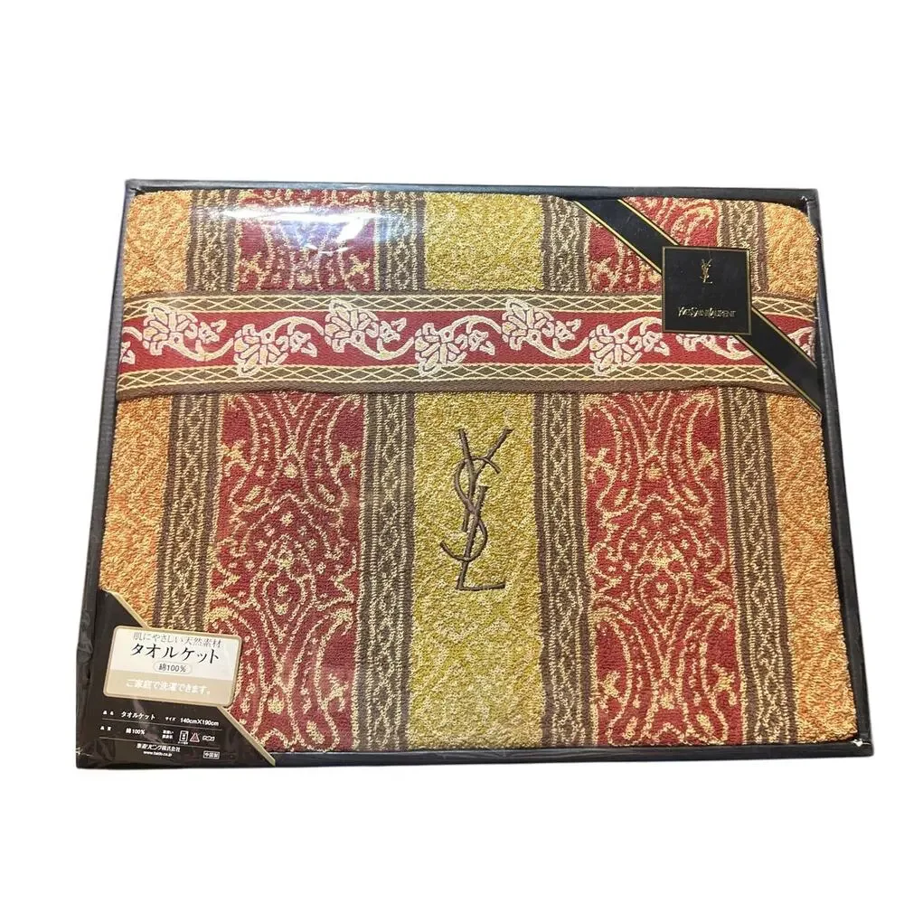Yves St. Laurent Bath Sheet Towel XL 55 inches by 75 inches